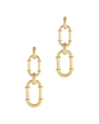 Anabel Aram Cheval Braid Drop Earrings In Gold
