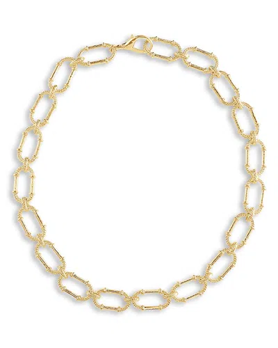 Anabel Aram Cheval Braided Chain Collar Necklace, 18.7 In Gold