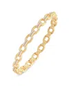 Anabel Aram Enchanted Forest Pave Chain Bangle Bracelet