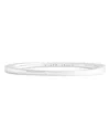 Anabel Aram Farrier 18k Yellow Gold Plated Or Sterling Silver Thin Hinged Bracelet