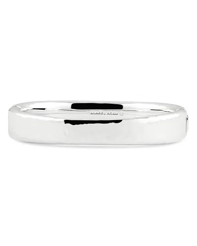 Anabel Aram Farrier 18k Yellow Gold Plated Or Sterling Silver Wide Hinged Bangle Bracelet