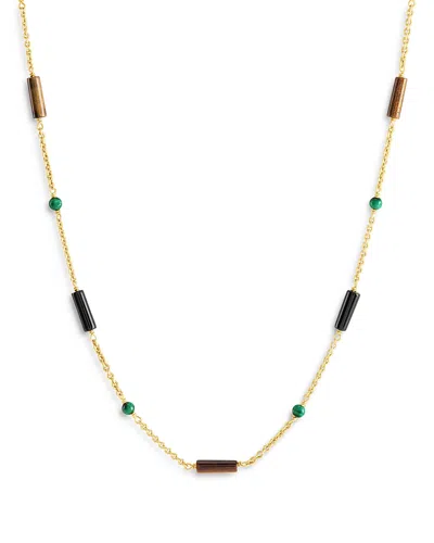 Anabel Aram Forza Chain Necklace, 16 In Neutral