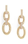 Anabel Aram Jewelry Enchanted Forest Chain Link Drop Earrings In Gold