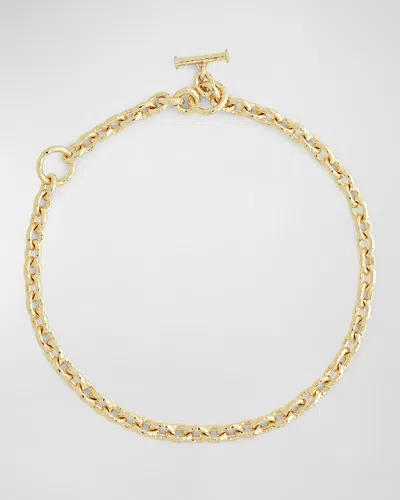 Anabel Aram Jewelry Farrier Thick Chain Necklace In Gold