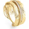 Anabel Aram Jewelry Feather Ring In Gold