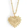 Anabel Aram Jewelry Large Heart Locket Necklace In Gold