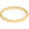 Anabel Aram Jewelry Milos Hinged Bangle In Gold