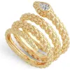 Anabel Aram Jewelry Serpent Wrap Ring In Gold