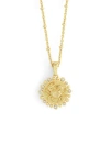 Anabel Aram Jewelry Zodiac Cubic Zirconia Pendant Necklace In Gold