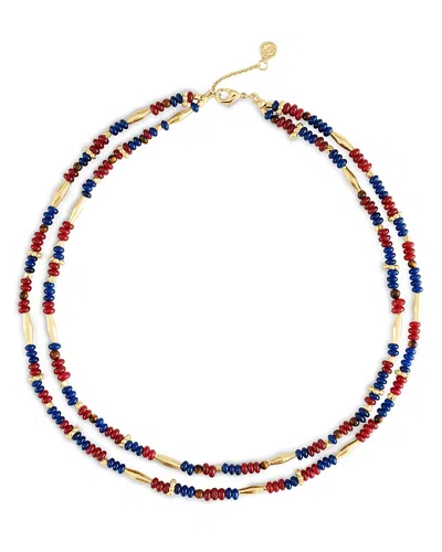 Anabel Aram Milos Beaded Necklace, 17.5-18 In Multi