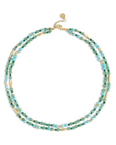 Anabel Aram Milos Beaded Necklace, 17.5-18 In Multi
