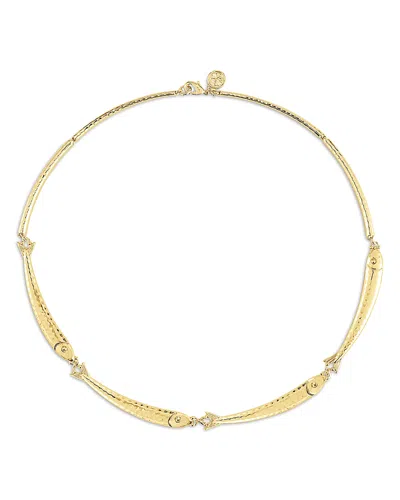 Anabel Aram Milos Fish Necklace, 15.5 In Gold