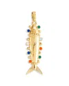Anabel Aram Milos Medium Fish Charm In Gold