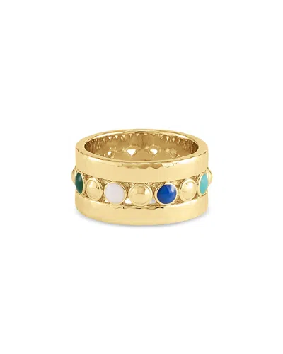 Anabel Aram Milos Multicolor Ring In Gold