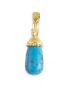 Anabel Aram Milos Small Turquoise Charm In Blue