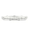 Anabel Aram Pave Bamboo Bangle Bracelet In Sterling Silver