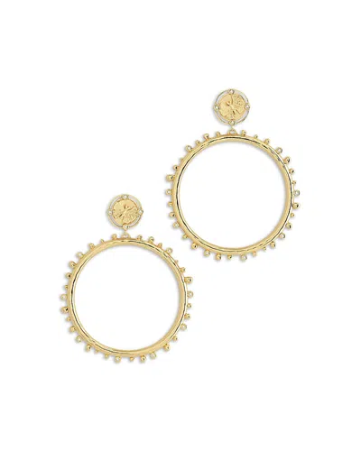 Anabel Aram Women's Coin 18k-gold-plated & Cubic Zirconia Butterfly Drop Earrings