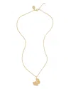 Anabel Aram Women's Butterfly 18k-gold-plated & Cubic Zirconia Pendant Necklace In Gold