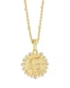 Anabel Aram Pave Zodiac Pendant Necklace, 16-17