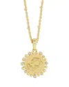 Anabel Aram Pave Zodiac Pendant Necklace, 16-17