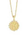 Anabel Aram Pave Zodiac Pendant Necklace, 16-17
