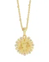 Anabel Aram Pave Zodiac Pendant Necklace, 16-17