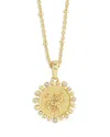 Anabel Aram Pave Zodiac Pendant Necklace, 16-17