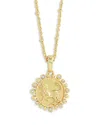 Anabel Aram Pave Zodiac Pendant Necklace, 16-17