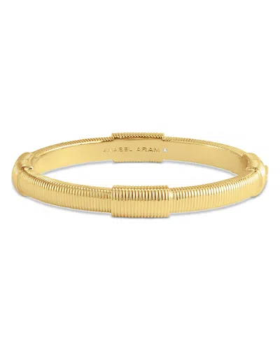 Anabel Aram Safari Textured Bangle Bracelet In Gold