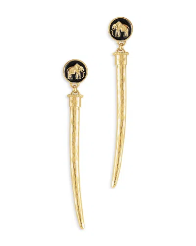 Anabel Aram Safari Tusk Drop Earrings In Multi