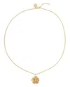 Anabel Aram Wildflowers Pave Flower Pendant Necklace, 16-17
