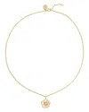Anabel Aram Wildflowers Pave Flower Pendant Necklace, 16-17 In Multi