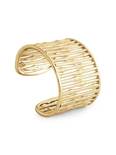 Anabel Aram Women's Bamboo 18k-gold-plated Cuff