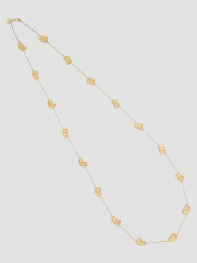 Anabel Aram Women's Butterfly 18k-gold-plated & Cubic Zirconia Long Station Necklace
