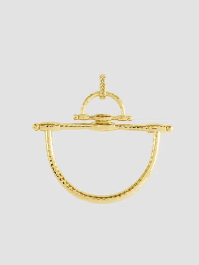 Anabel Aram Women's Cheval 18k-gold-plated Horsebit Pendant