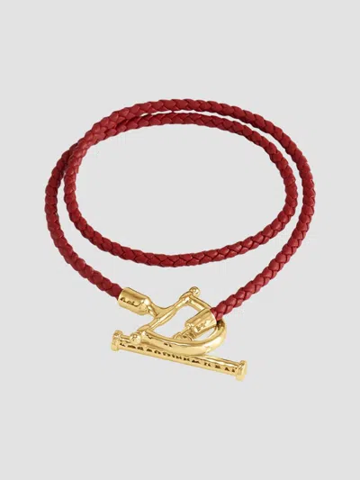 Anabel Aram Cheval Leather Wrap Bracelet In Neutral