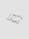 Anabel Aram Cheval Bit Ring In Metallic