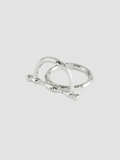 ANABEL ARAM WOMEN'S CHEVAL STERLING SILVER-PLATED HORSEBIT RING