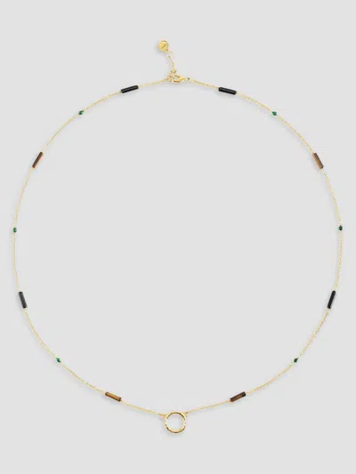 Anabel Aram Forza Long Chain Necklace, 24 In Pattern