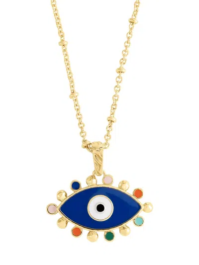 Anabel Aram Milos Evil Eye Charm In Blue