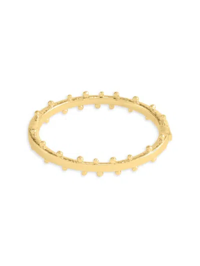 Anabel Aram Women's Milos 18k-gold-plated Studded Bangle