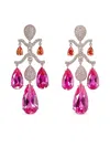 Anabela Chan 14k Gold Chandelier Diamond Earrings In Multi