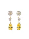 Anabela Chan 14k Gold Daisy White Diamond And Freshwater Pearl Earrings In Gold