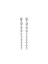Anabela Chan 14k White Gold Diamond Nova Earrings In Silver