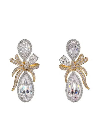 Anabela Chan Ruban Diamond Earrings In Gold
