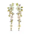 Anabela Chan 18k Gold Vermeil Primrose Vine Multi-gem Earrings In Multi