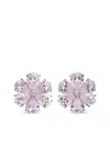 Anabela Chan 18k White Gold Marguerite Daisy Diamond Earrings In Metallic