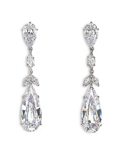 Anabela Chan Calla Lily 18k White Gold Diamond Earrings