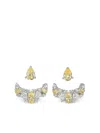Anabela Chan 18k White Gold Twinkle Diamond Earrings In Gold