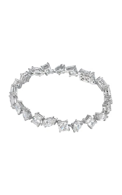 Anabela Chan 18k White Gold Vermeil Diamond Shard Bracelet